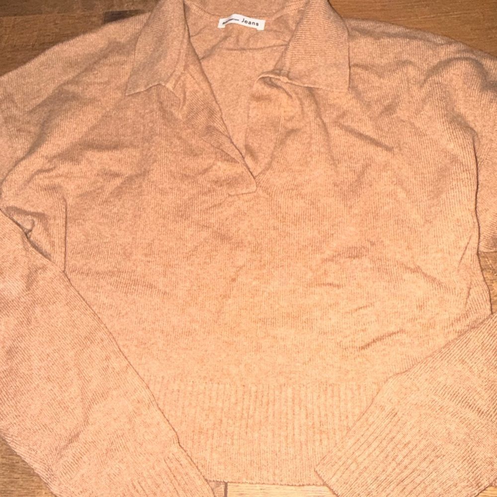 Reformation Warm Brown Knit Sweater